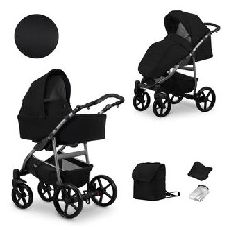 Kočárek KUNERT Mata grafit dvojkombinace