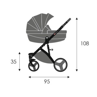 Kočárek LONEX COMFORT dvojkombinace