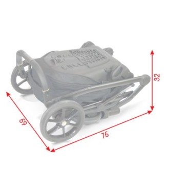 kočárek Milukids Lluvia dvojkombinace