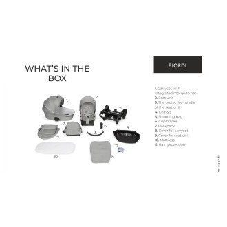 kočárek Noordi Fjordi dvojkombinace