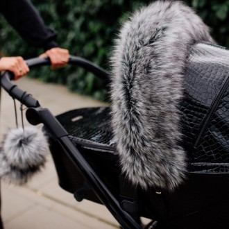 Kožešinový límec na kočárek Floo for baby