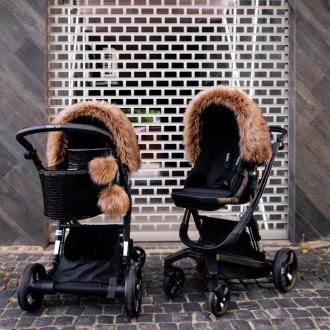 Kožešinový límec na kočárek Floo for baby