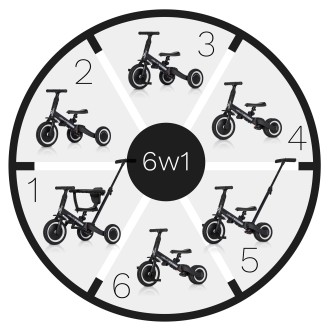 Odrážedlo 6v1 Colibro TremixUp