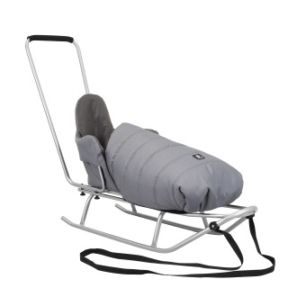 Sáňky Kunert Bianco fusakem