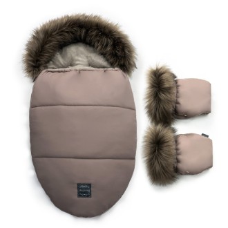 Set RUKAVIČKY + FUSAK do kočárku FLOO EGG