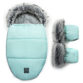 Set RUKAVIČKY + FUSAK do kočárku FLOO EGG